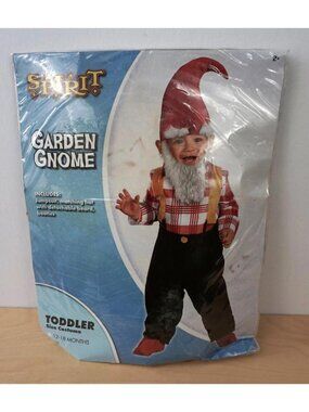 Spirit Toddler 2T Garden Gnome Halloween Costume Child Kid